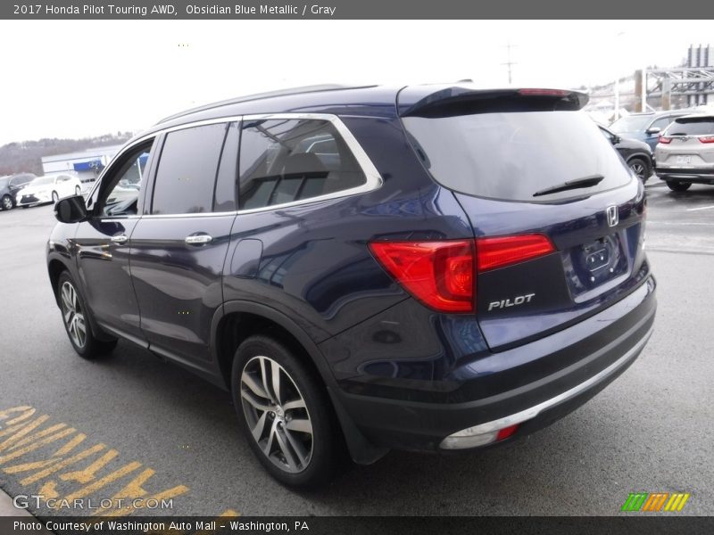 Obsidian Blue Metallic / Gray 2017 Honda Pilot Touring AWD