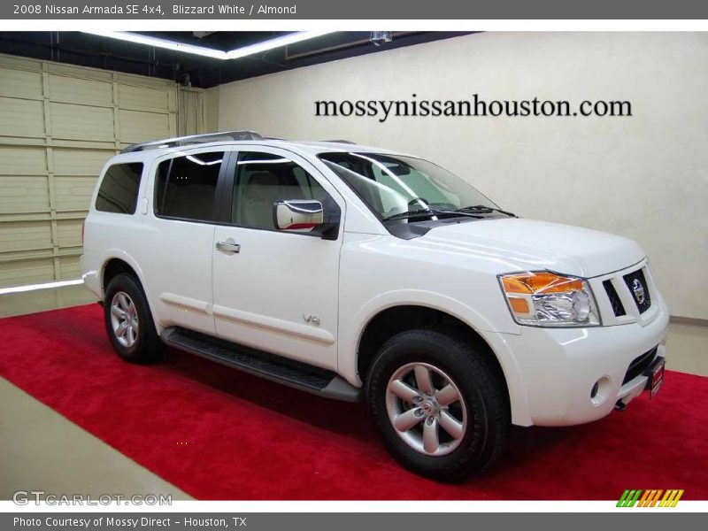 Blizzard White / Almond 2008 Nissan Armada SE 4x4