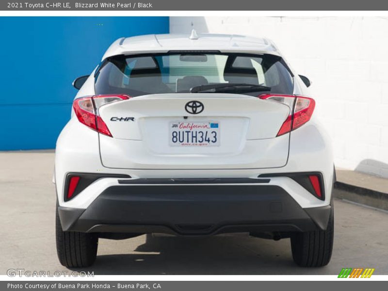 Blizzard White Pearl / Black 2021 Toyota C-HR LE