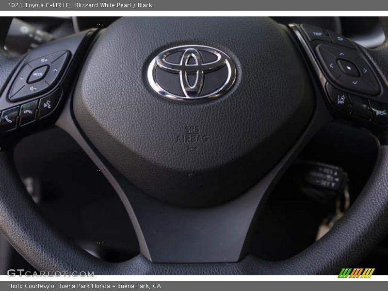 Blizzard White Pearl / Black 2021 Toyota C-HR LE