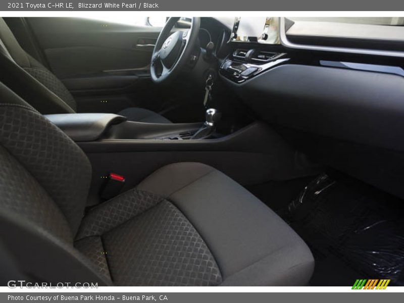 Blizzard White Pearl / Black 2021 Toyota C-HR LE