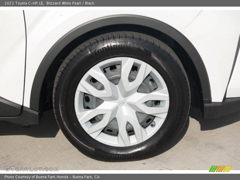 Blizzard White Pearl / Black 2021 Toyota C-HR LE