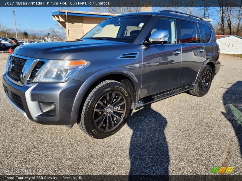 Gun Metallic / Charcoal 2017 Nissan Armada Platinum 4x4