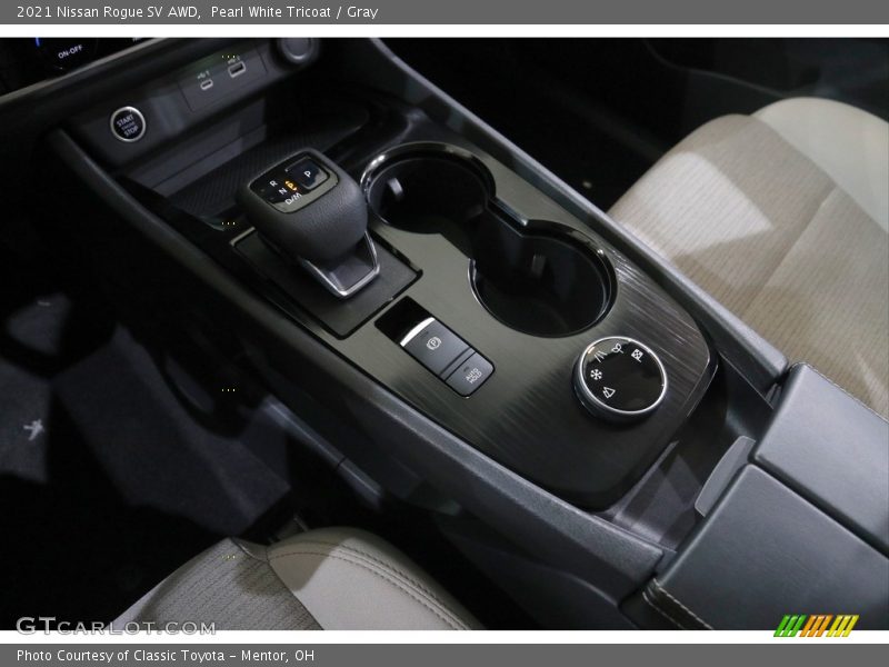 Pearl White Tricoat / Gray 2021 Nissan Rogue SV AWD