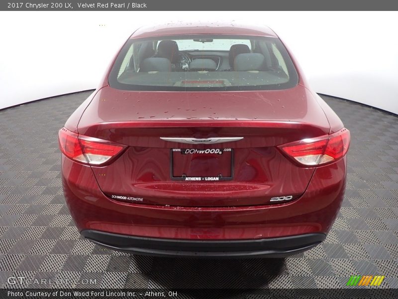 Velvet Red Pearl / Black 2017 Chrysler 200 LX