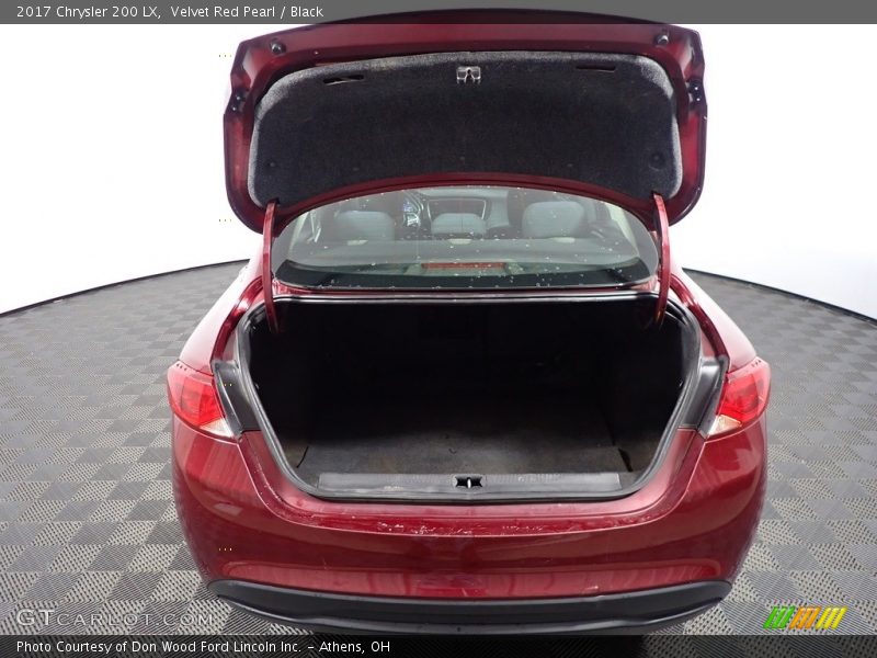 Velvet Red Pearl / Black 2017 Chrysler 200 LX