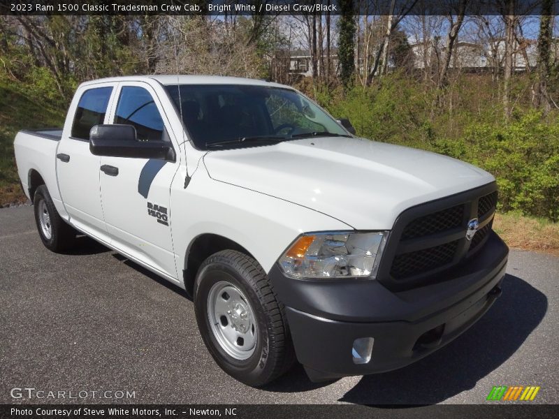 Front 3/4 View of 2023 1500 Classic Tradesman Crew Cab