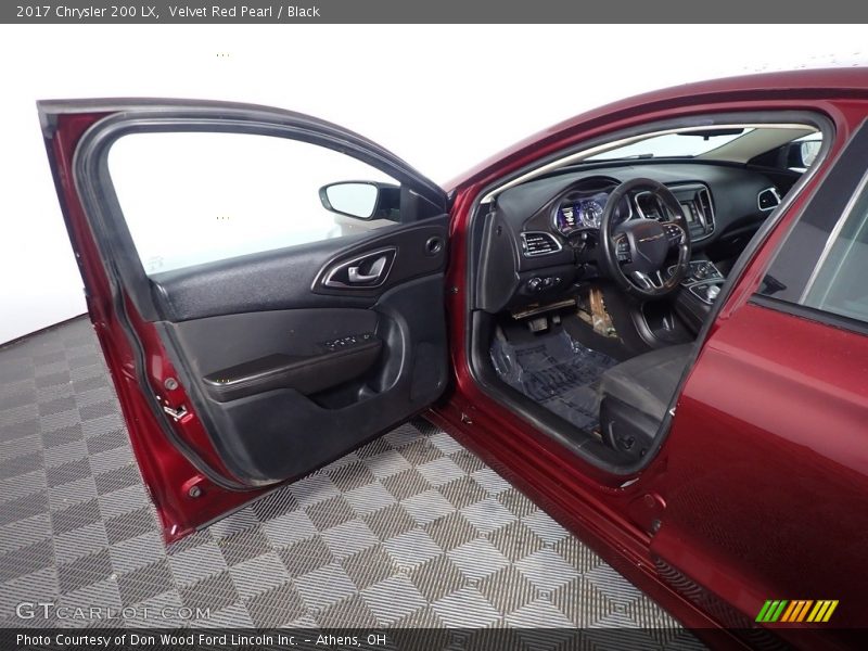 Velvet Red Pearl / Black 2017 Chrysler 200 LX