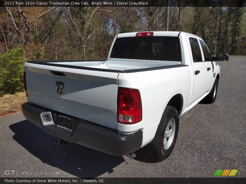 Bright White / Diesel Gray/Black 2023 Ram 1500 Classic Tradesman Crew Cab