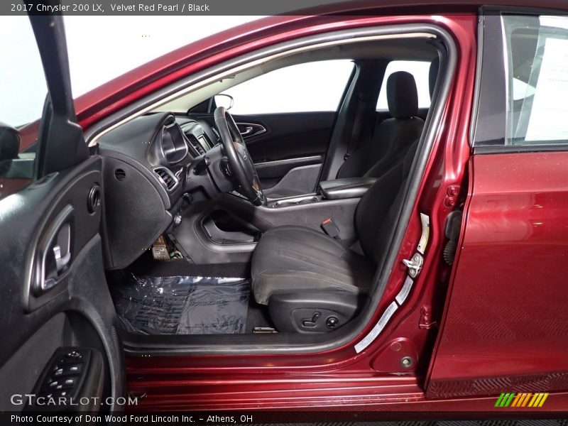 Velvet Red Pearl / Black 2017 Chrysler 200 LX