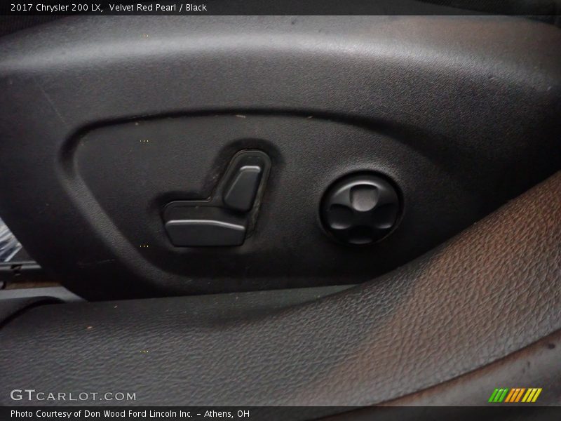 Velvet Red Pearl / Black 2017 Chrysler 200 LX