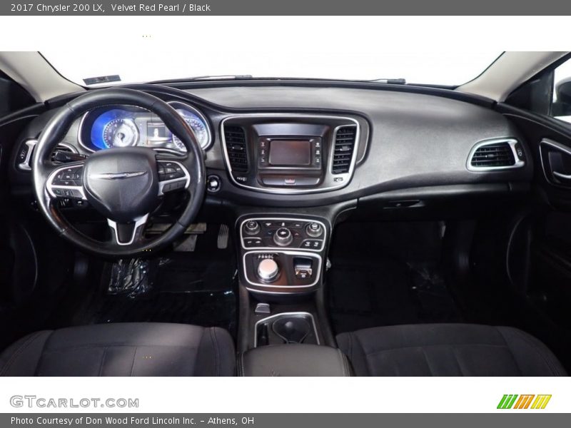 Velvet Red Pearl / Black 2017 Chrysler 200 LX