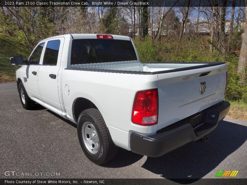 Bright White / Diesel Gray/Black 2023 Ram 1500 Classic Tradesman Crew Cab