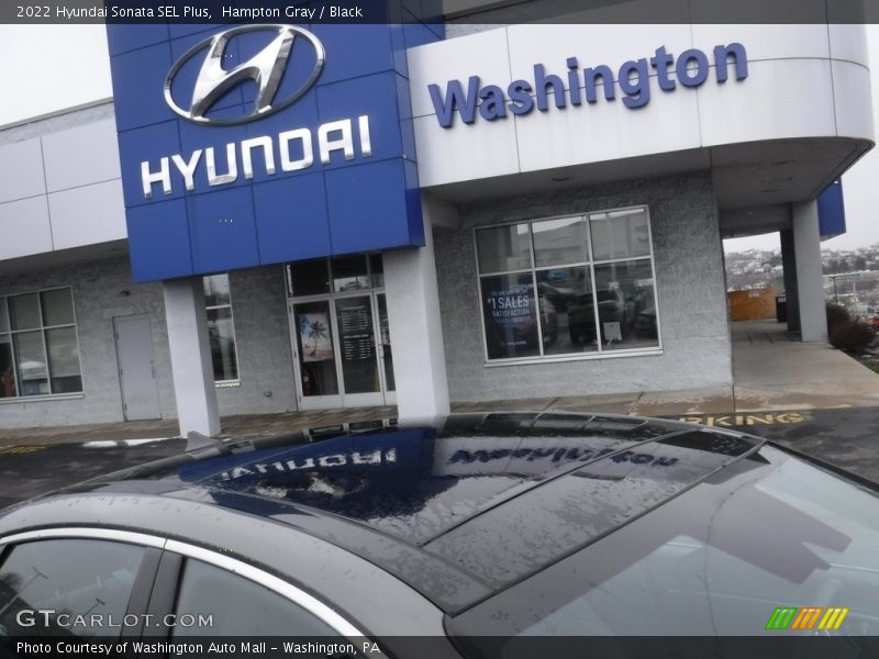 Hampton Gray / Black 2022 Hyundai Sonata SEL Plus