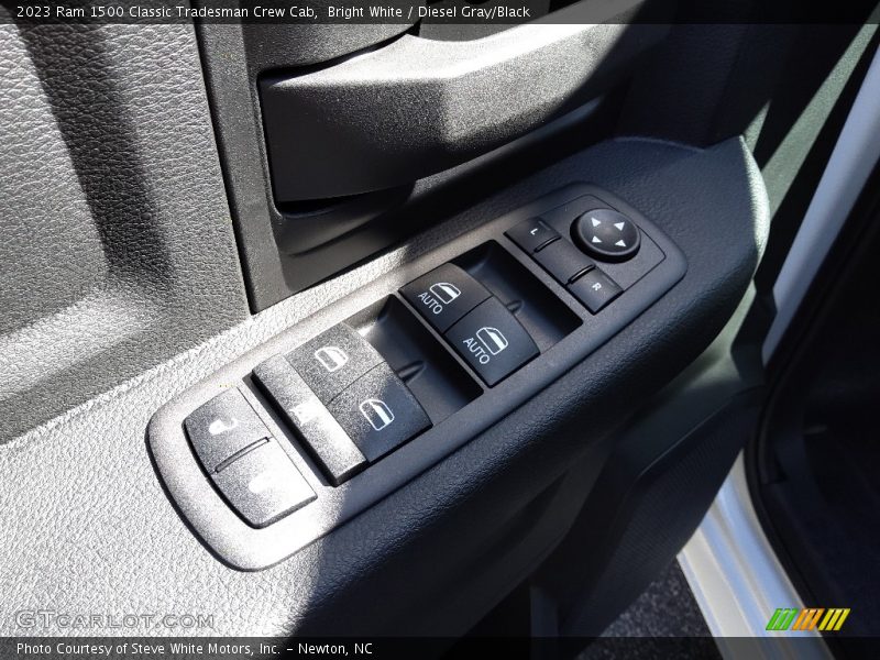 Bright White / Diesel Gray/Black 2023 Ram 1500 Classic Tradesman Crew Cab