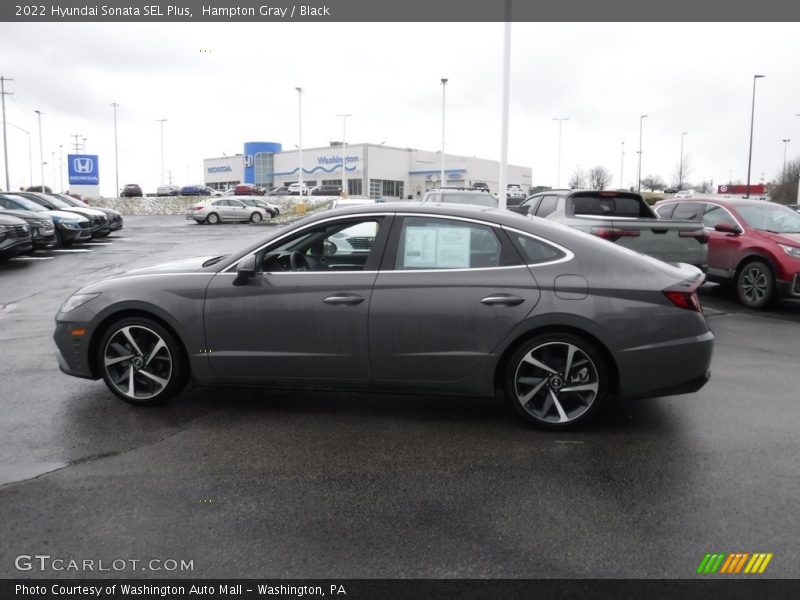 Hampton Gray / Black 2022 Hyundai Sonata SEL Plus