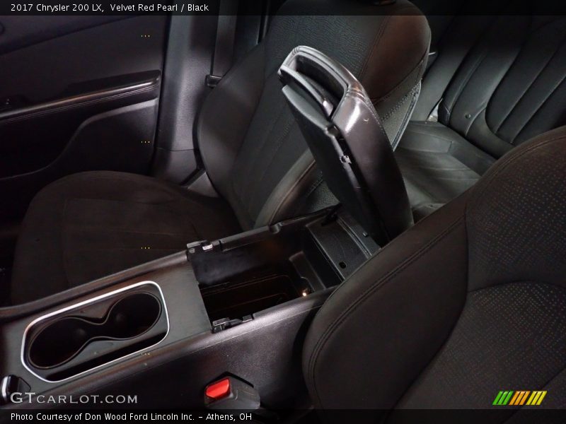 Velvet Red Pearl / Black 2017 Chrysler 200 LX