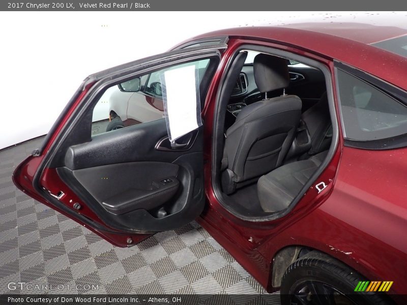 Velvet Red Pearl / Black 2017 Chrysler 200 LX
