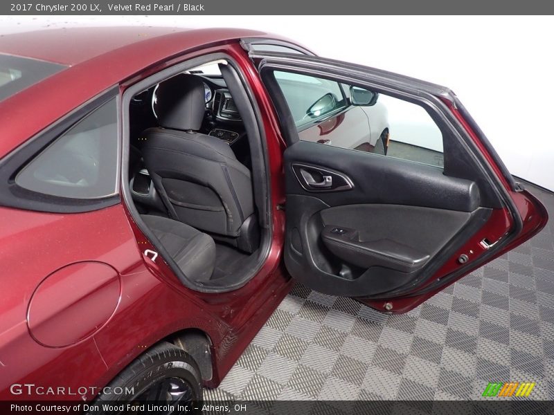Velvet Red Pearl / Black 2017 Chrysler 200 LX