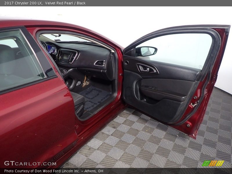 Velvet Red Pearl / Black 2017 Chrysler 200 LX
