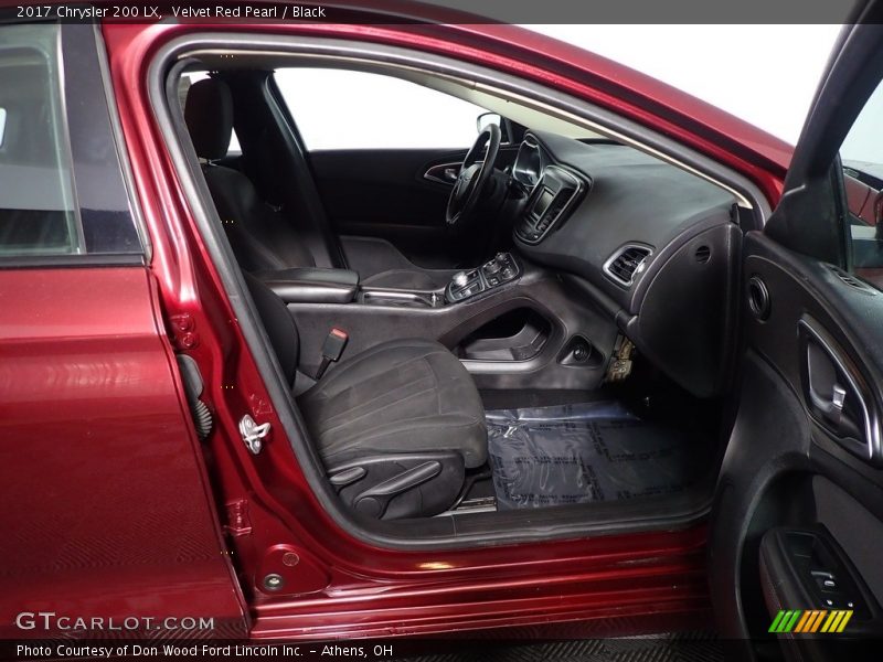 Velvet Red Pearl / Black 2017 Chrysler 200 LX