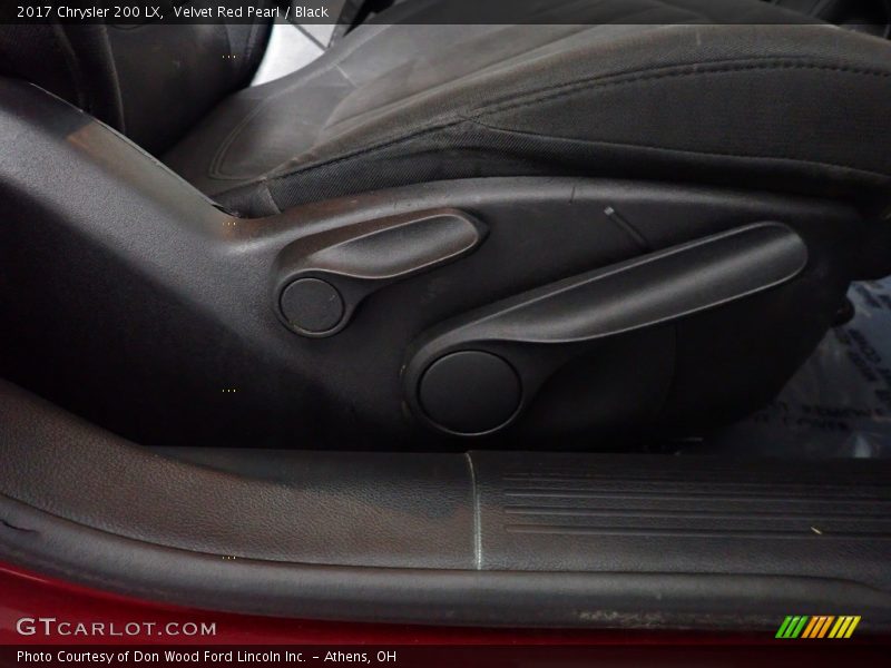 Velvet Red Pearl / Black 2017 Chrysler 200 LX