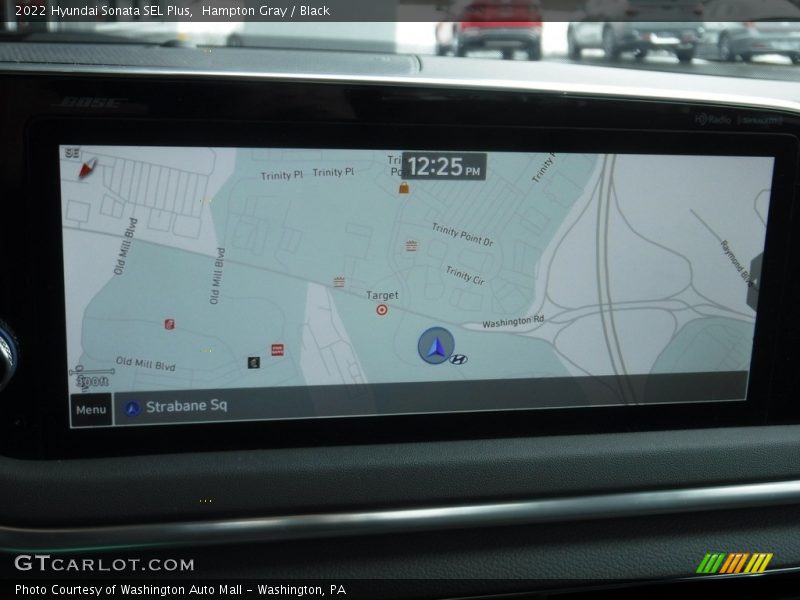 Hampton Gray / Black 2022 Hyundai Sonata SEL Plus