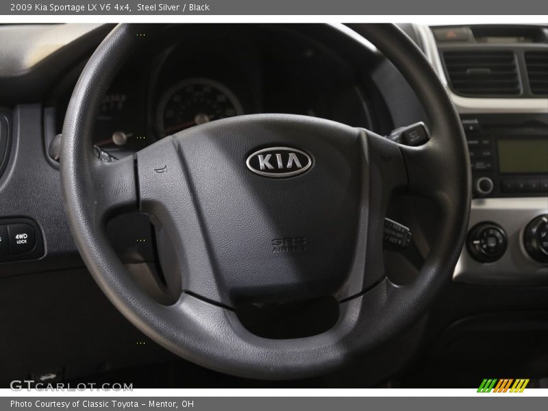 Steel Silver / Black 2009 Kia Sportage LX V6 4x4