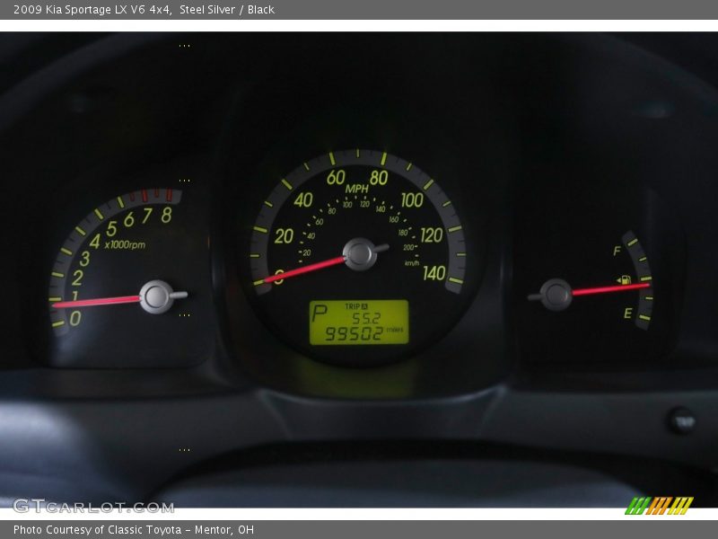 Steel Silver / Black 2009 Kia Sportage LX V6 4x4