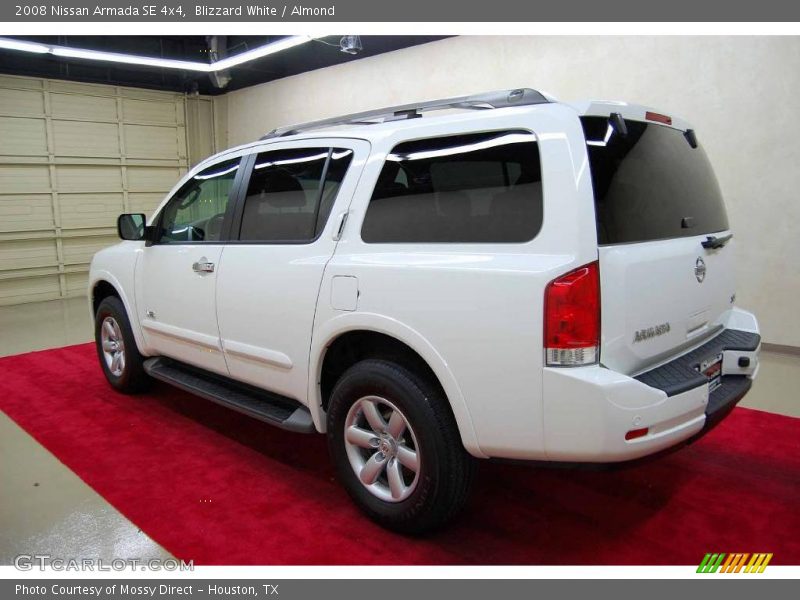 Blizzard White / Almond 2008 Nissan Armada SE 4x4