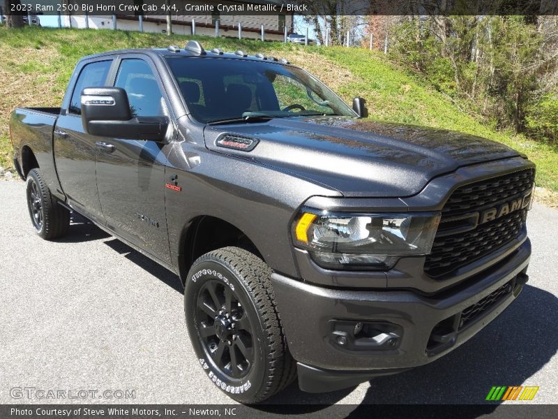 Granite Crystal Metallic / Black 2023 Ram 2500 Big Horn Crew Cab 4x4