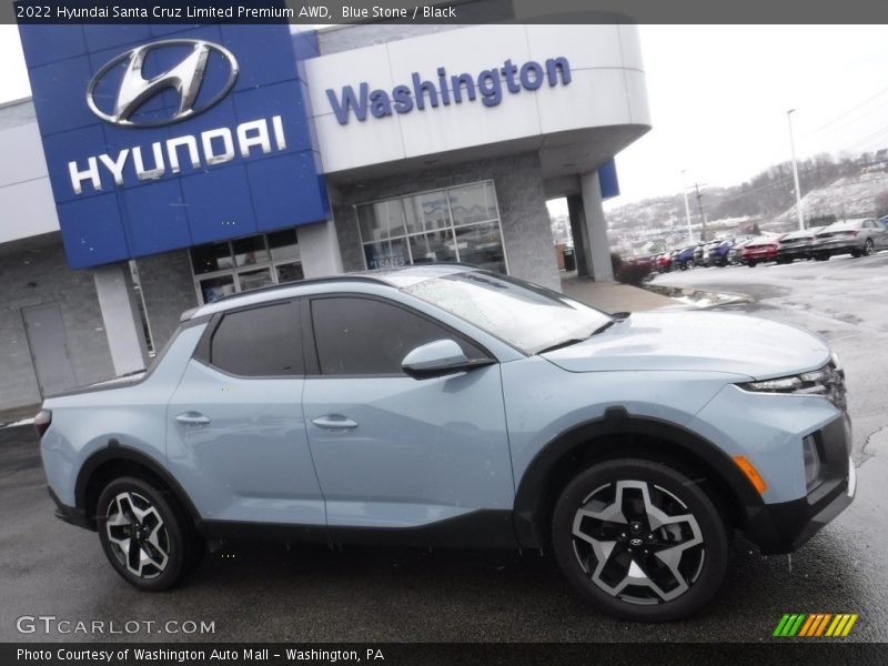 Blue Stone / Black 2022 Hyundai Santa Cruz Limited Premium AWD