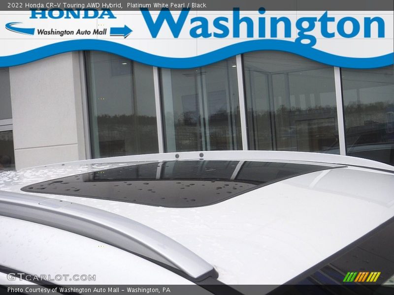 Platinum White Pearl / Black 2022 Honda CR-V Touring AWD Hybrid