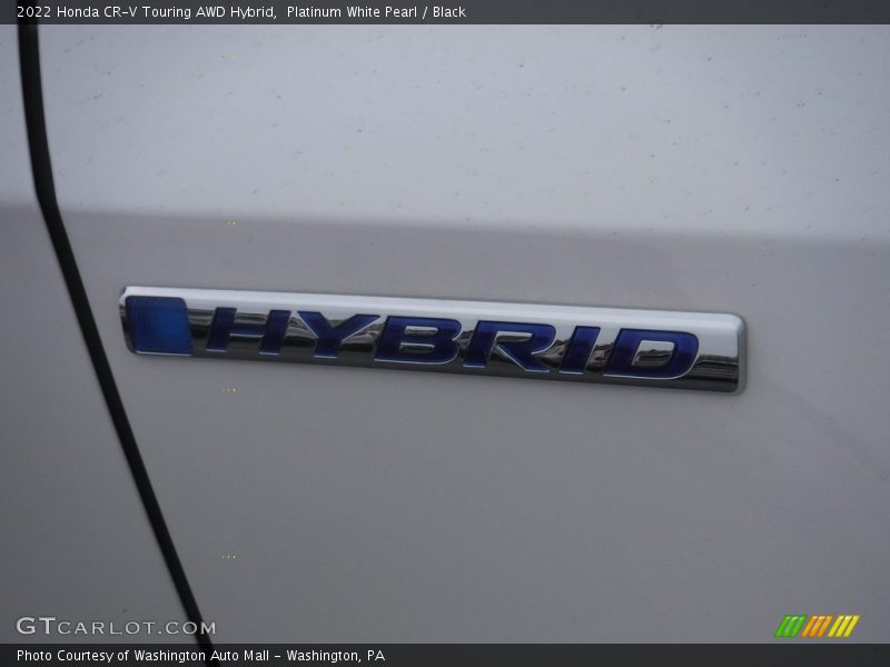 Platinum White Pearl / Black 2022 Honda CR-V Touring AWD Hybrid