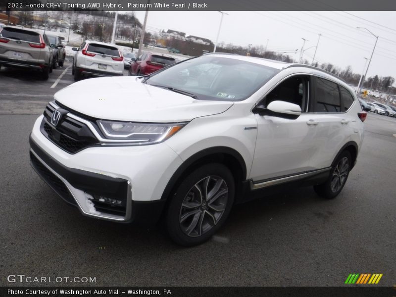 Platinum White Pearl / Black 2022 Honda CR-V Touring AWD Hybrid