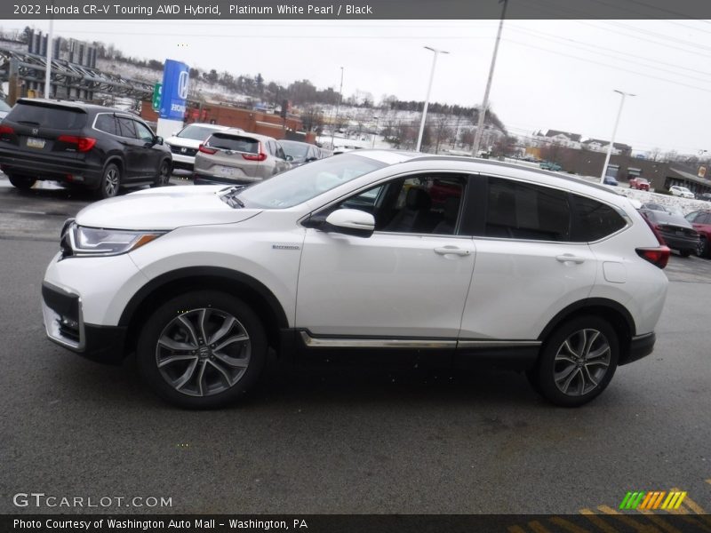 Platinum White Pearl / Black 2022 Honda CR-V Touring AWD Hybrid