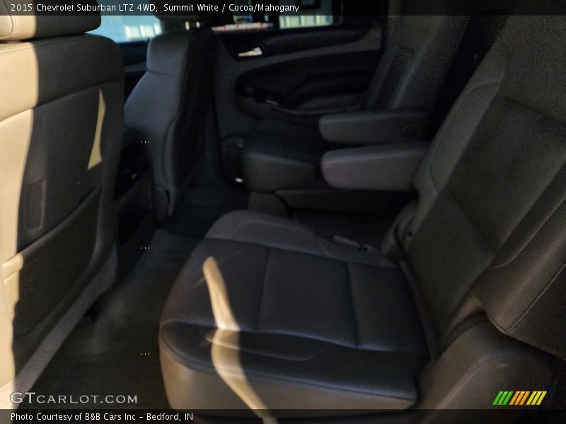 Summit White / Cocoa/Mahogany 2015 Chevrolet Suburban LTZ 4WD