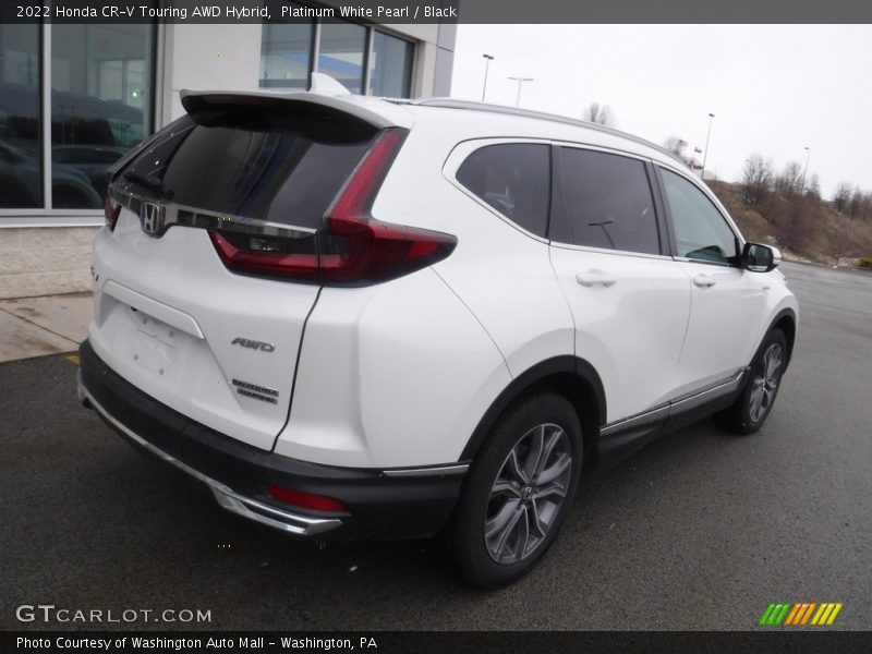 Platinum White Pearl / Black 2022 Honda CR-V Touring AWD Hybrid
