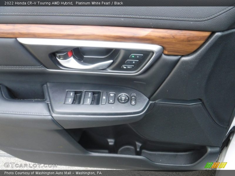 Platinum White Pearl / Black 2022 Honda CR-V Touring AWD Hybrid
