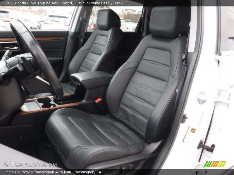 Platinum White Pearl / Black 2022 Honda CR-V Touring AWD Hybrid