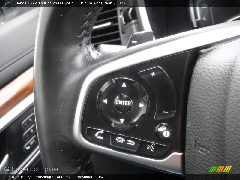 Platinum White Pearl / Black 2022 Honda CR-V Touring AWD Hybrid