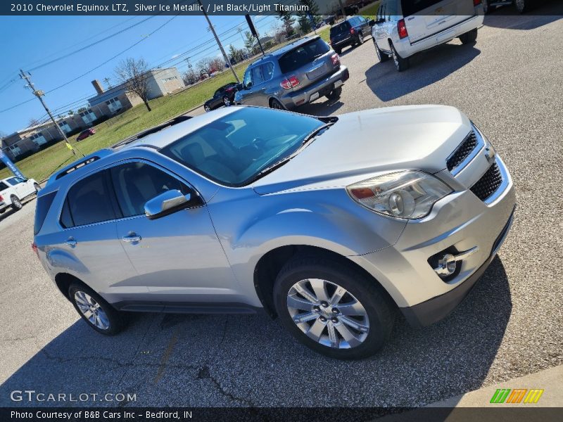 Silver Ice Metallic / Jet Black/Light Titanium 2010 Chevrolet Equinox LTZ