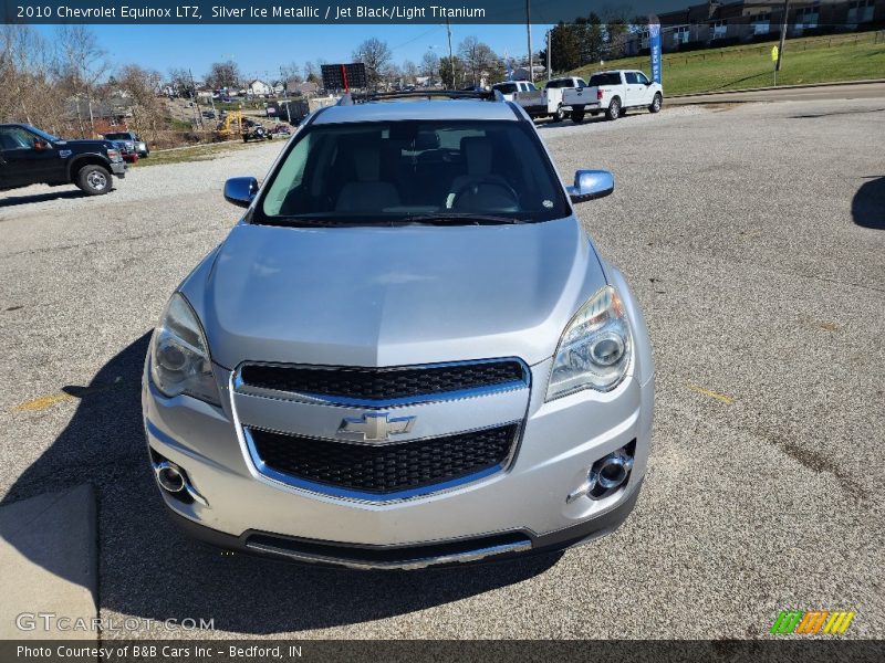 Silver Ice Metallic / Jet Black/Light Titanium 2010 Chevrolet Equinox LTZ