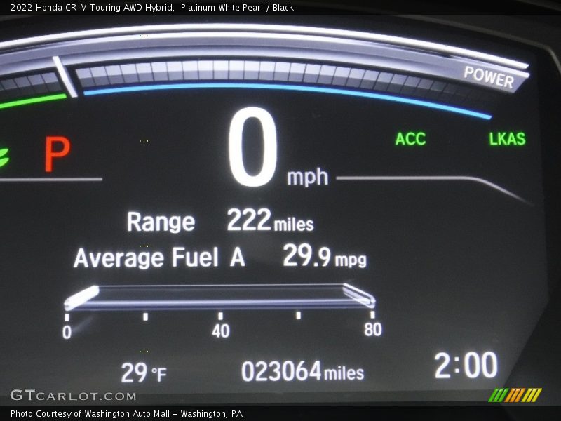Platinum White Pearl / Black 2022 Honda CR-V Touring AWD Hybrid