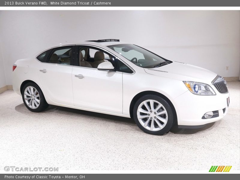White Diamond Tricoat / Cashmere 2013 Buick Verano FWD
