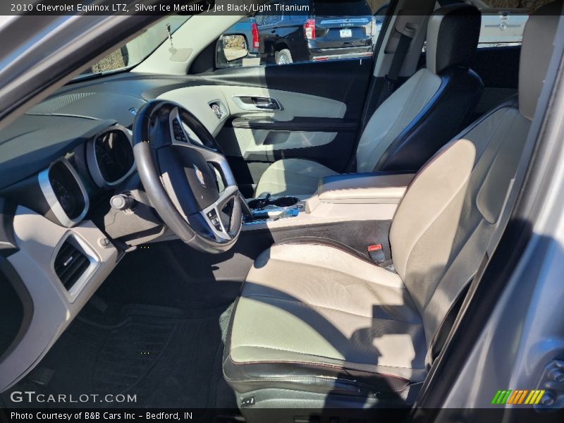 Silver Ice Metallic / Jet Black/Light Titanium 2010 Chevrolet Equinox LTZ
