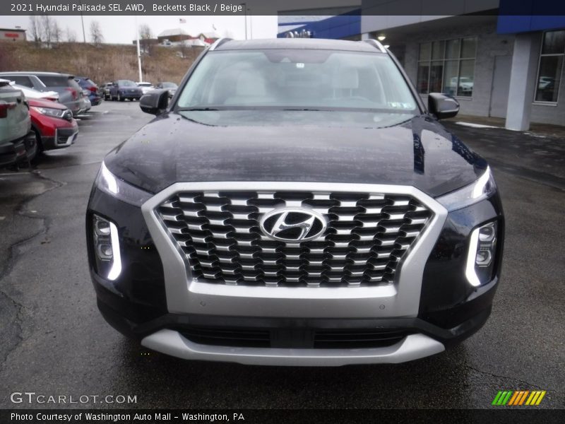 Becketts Black / Beige 2021 Hyundai Palisade SEL AWD