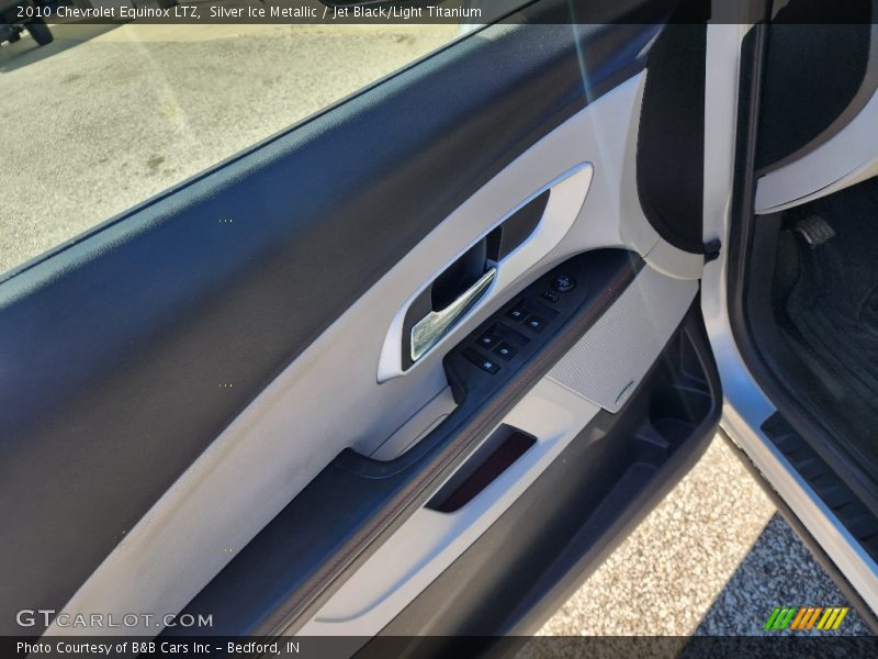 Silver Ice Metallic / Jet Black/Light Titanium 2010 Chevrolet Equinox LTZ