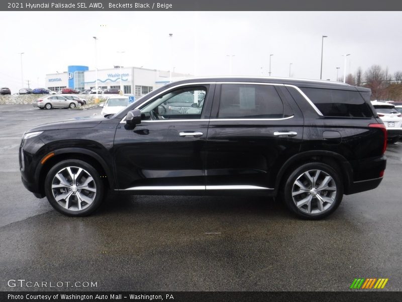 Becketts Black / Beige 2021 Hyundai Palisade SEL AWD