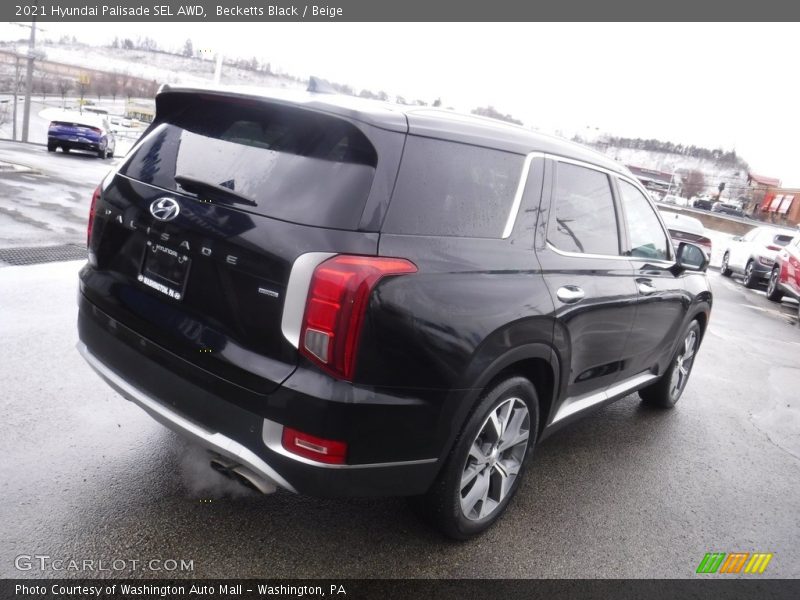 Becketts Black / Beige 2021 Hyundai Palisade SEL AWD